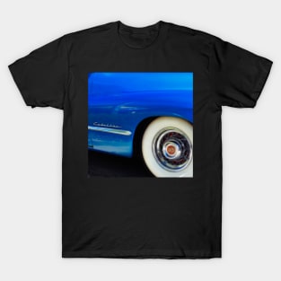 Classic Car Blue Cadillac - photography T-Shirt